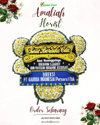 Papan Bunga Duka di Sendangsari