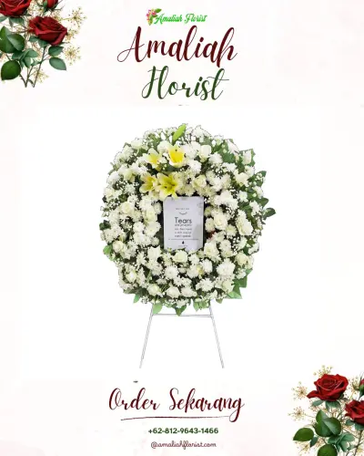 Krans Bunga Duka Cita di Sendangsari